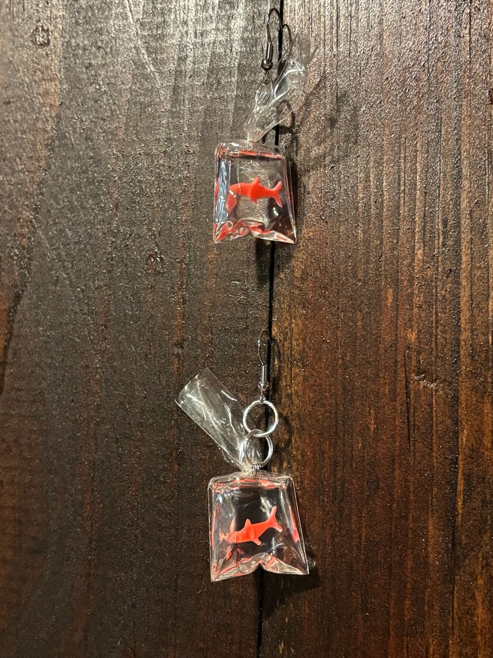 Handmade fishhook earrings